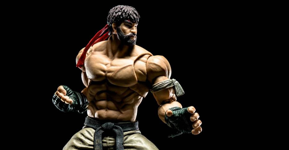 Street Fighter V's Ryu action figure from Storm Collectibles
